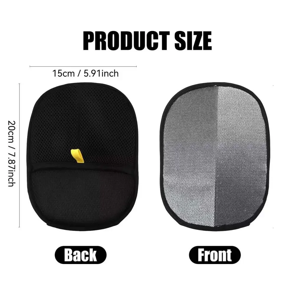 Pet Hair Removal Tool Reusable Static Removal Gloves, Double-Sided Grooming Glov